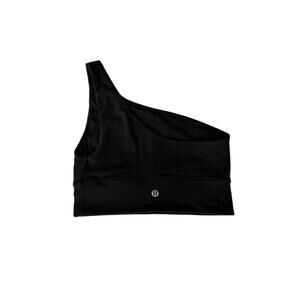 Lululemon Align Asymmetrical Black Bra‎ Size: 4